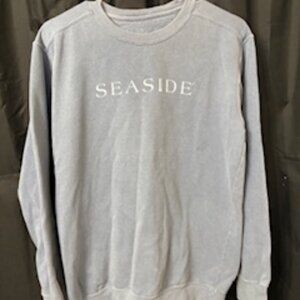 Seaside, size S, blue crewneck sweatshirt
